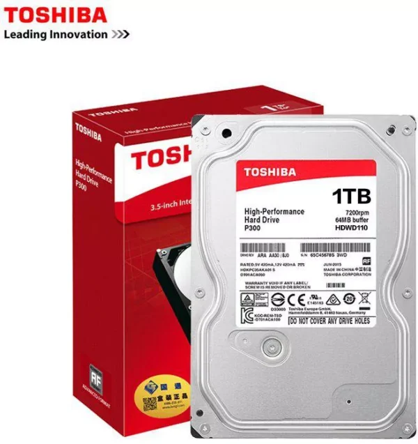 Toshiba Internal 1TB laptop HDD - Image 2