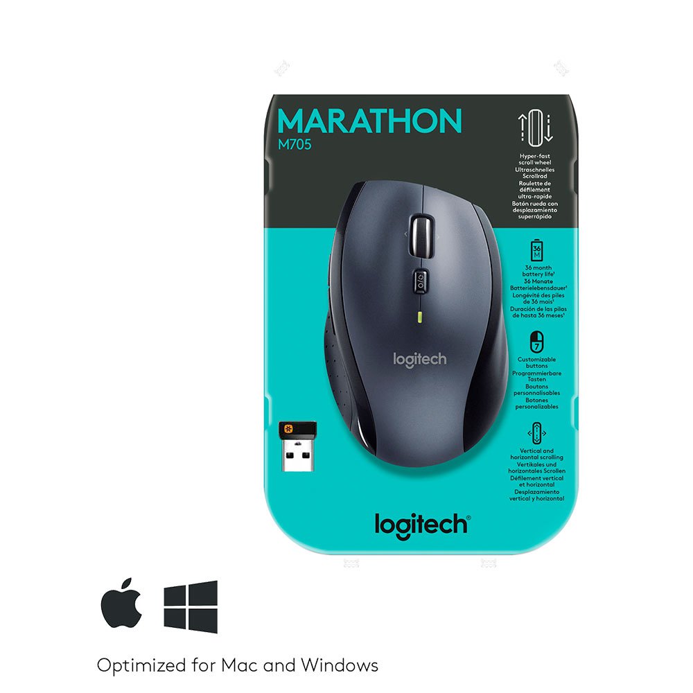 Impressionism Post enclosure Logitech M705 Marathon Mouse Wireless Mouse - EVERCOMPS