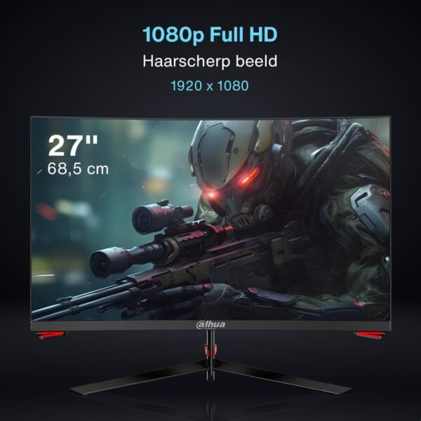 Dahua 27-Inch E230C 165Hz Curved TFT Monitor - Image 7