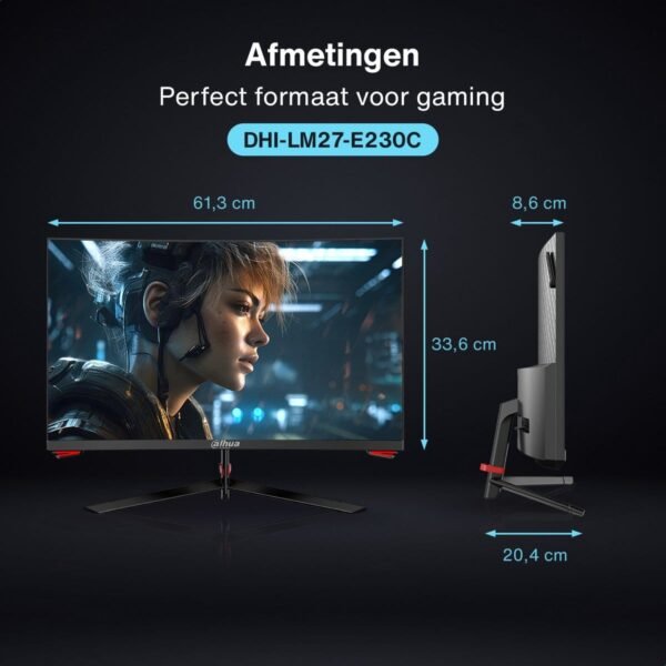 Dahua 27-Inch E230C 165Hz Curved TFT Monitor - Image 2