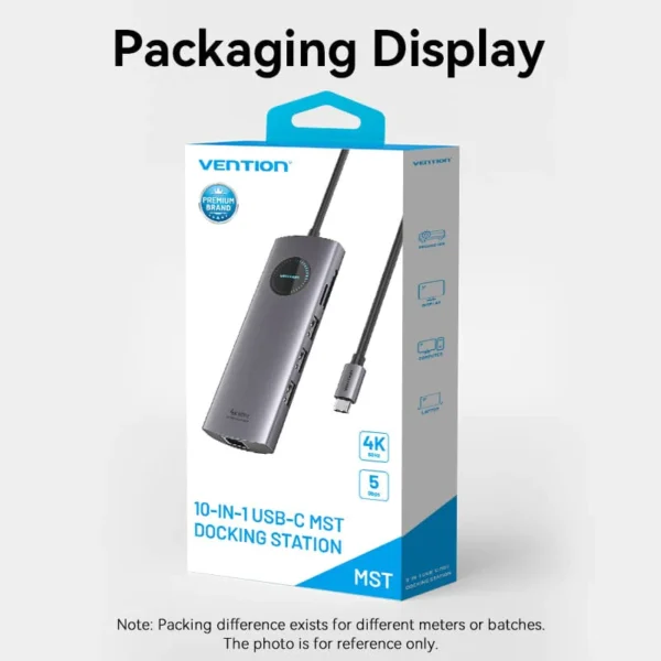 Vention USB-C 10 In 1 Docking Station With 2 HDMI Ports-TQWHB - Image 17