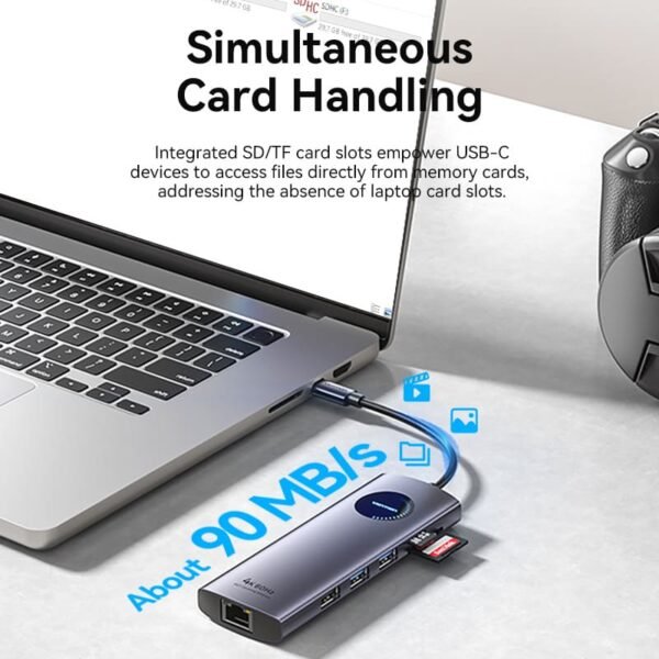 Vention USB-C 10 In 1 Docking Station With 2 HDMI Ports-TQWHB - Image 9