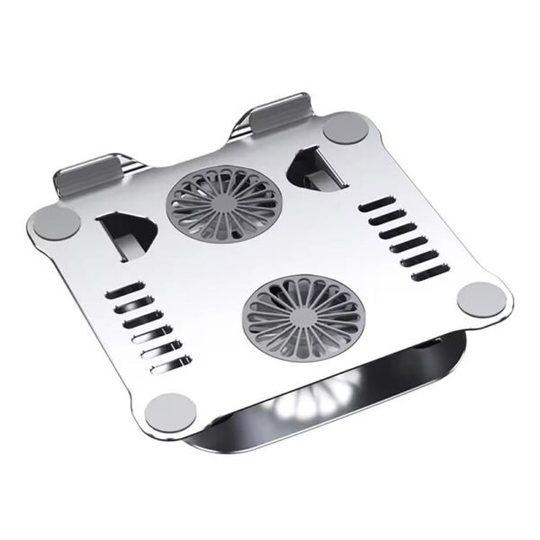 Metallic Laptop/ Tablet Stand with Fans - Image 3