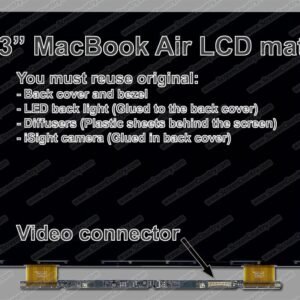Apple MACBOOK AIR Model A1466 Laptop Screen
