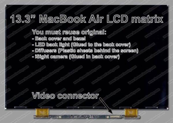 Apple MACBOOK AIR Model A1466 Laptop Screen