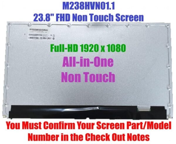 23.8" M238HVN02.1 LCD Screen Display FHD All in one PC Replacement Screen