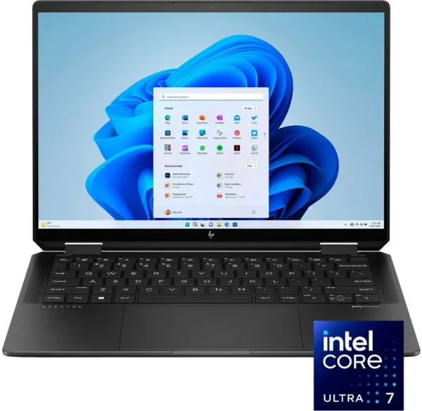HP SPECTRE 14-EU0013DX Laptop Ultra 7 CPU 155H 16GB Ram 1TB SSD 14" 2.8K Touch Display