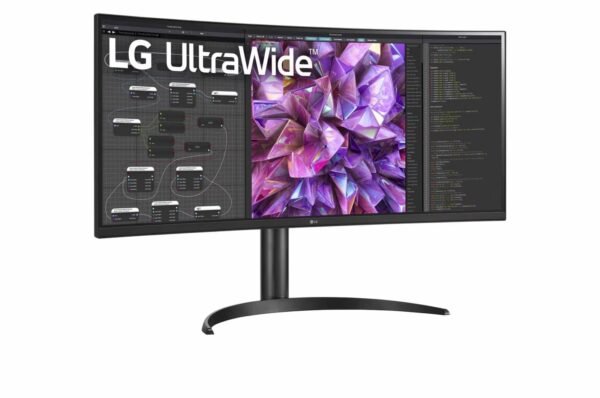 LG 34 Inch Curved UltraWide™ QHD (3440 x 1440) Monitor W-34WQ75C - Image 3