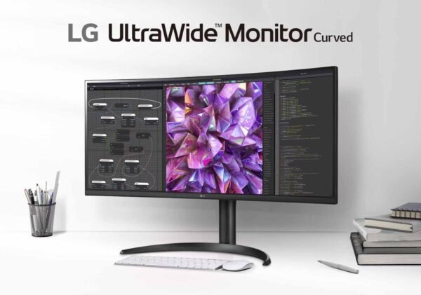 LG 34 Inch Curved UltraWide™ QHD (3440 x 1440) Monitor W-34WQ75C - Image 7