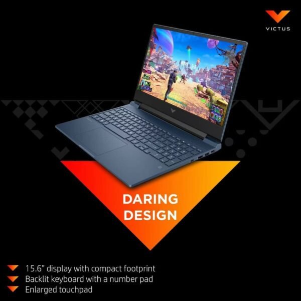 HP Victus Gaming Laptop 15-fa Intel Core i5-12450H 16GB RAM 512GB SSD 15.6 Inch 144Hz Refresh Rate Display 4GB NVIDIA GTX 1650 Graphics Card - Image 8