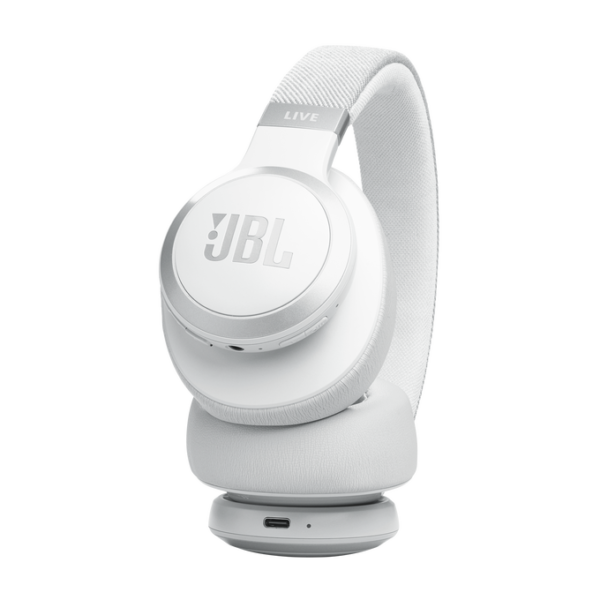 JBL Live 770NC Noise Cancelling Headphones-White - Image 5