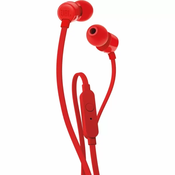 JBL Tune 110 Bluetooth Earphones-Red - Image 2