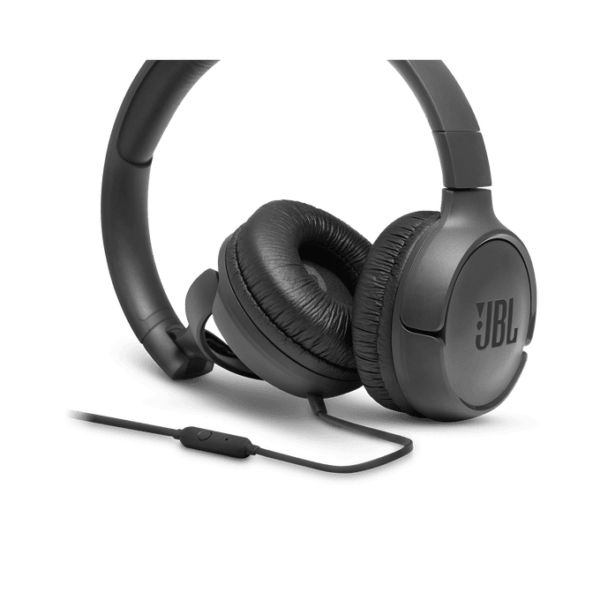 JBL Tune 500 Wired Headphone-Black - Image 3