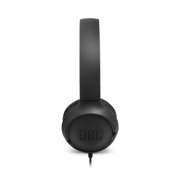 JBL Tune 500 Wired Headphone-Black - Image 4