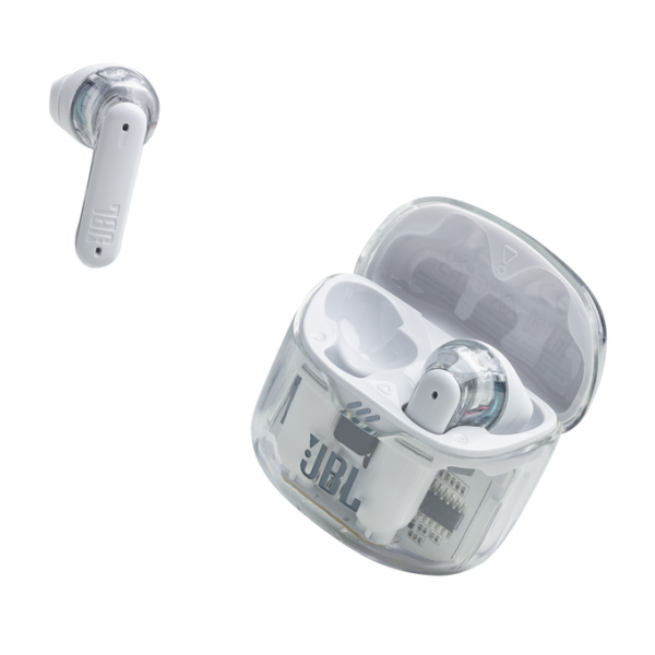 JBL Tune Flex Ghost Edition Earbuds-White - Image 2