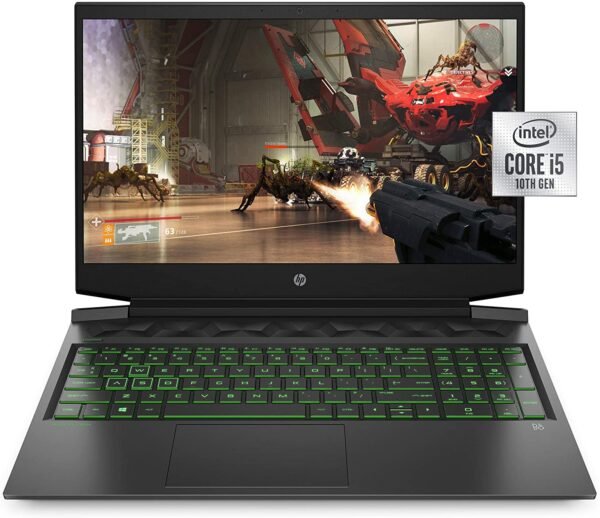 HP Pavilion Gaming 15 15.6 Inch Display Core i5 10th Generation 8GB Ram 512GB SSD 4GB GTX 1650Ti Graphics