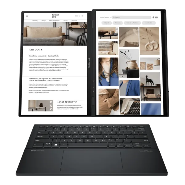 ASUS Zenbook DUO UX8406MA Intel® Core™ Ultra 7 Processor 155H 16GB Ram 1TB SSD 14 Inch OLED Display Laptop - Image 7