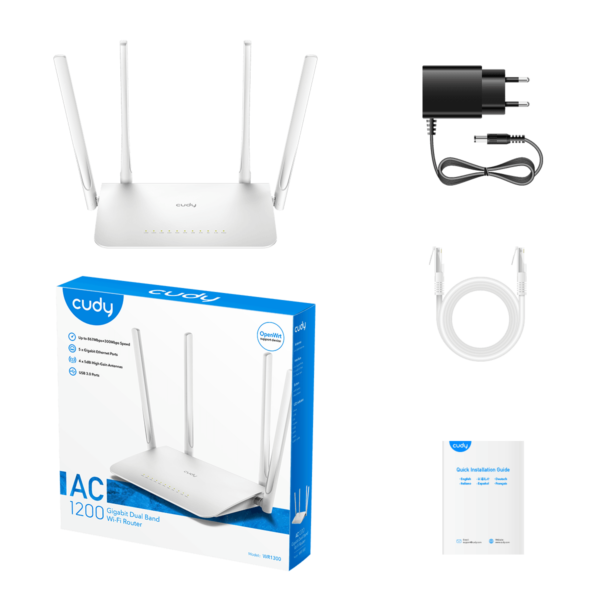 Cudy AC1200 Gigabit Mesh Wi-Fi Router-WR1300 - Image 2