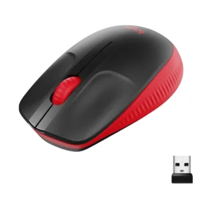 Logitech M190 Wireless Mouse-Red