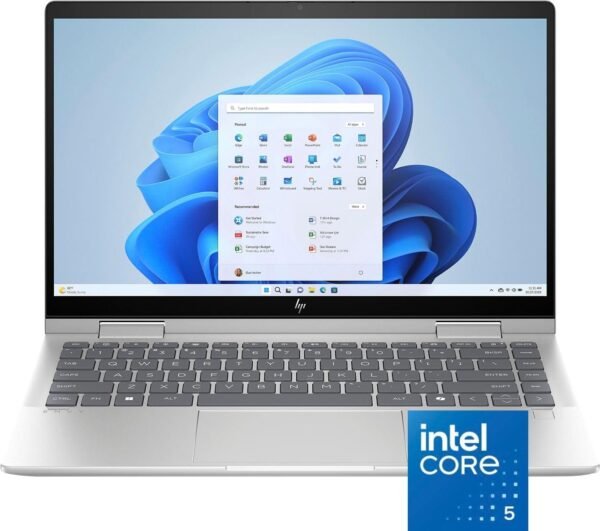 HP Envy X360 14-es1013dx Intel Core 5-120U 8GB RAM 512GB SSD 14-Inch FHD IPS Touch Display Laptop