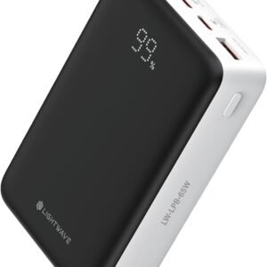 Lightwave LW-LPB-65W 20000mAh Laptop Power Bank-USB C1,USB C2,A1,A2