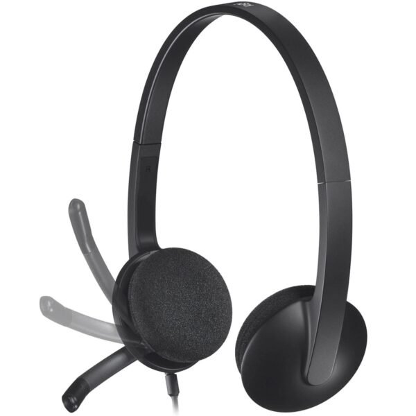 Logitech H340 Wired USB Stereo Headset with Noise-Cancelling Mic - Image 5
