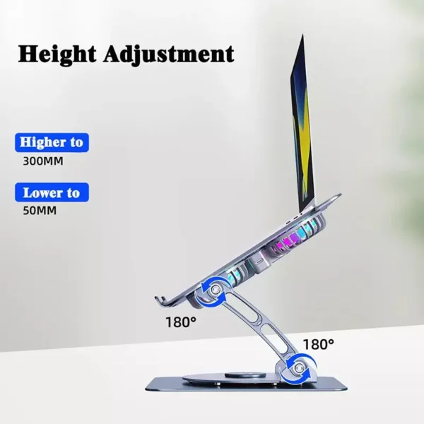 Rotating Metallic Stand With Cooling Fans - Image 4