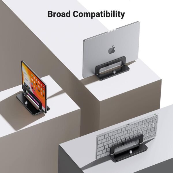 UGREEN Adjustable Width Vertical Laptop Stand - Image 3