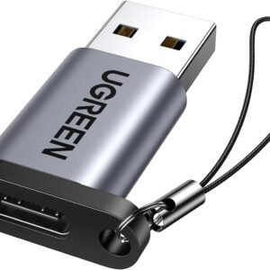 UGREEN 10Gbps USB C Female to USB Male Adapter- Gray