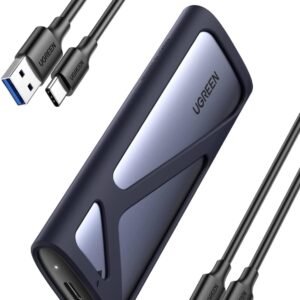 UGREEN NVMe and SATA M.2 Enclosure Tool-Free USB C 3.2 Gen2 Supports M and B&M Keys 2280/ 2230/ 2242/ 2260 SSDs