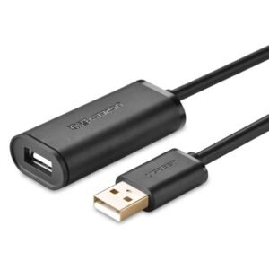 UGREEN Active Cable USB 2.0 Extension Cable 480 Mbps 10 Metres Black (US121 10321)
