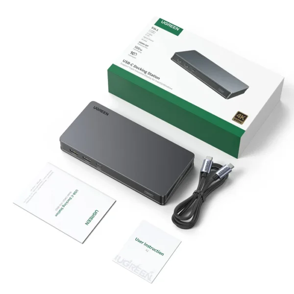 UGREEN USB-C Multi-Function 9-In-1 Docking Station - CM615 90912 - Image 2