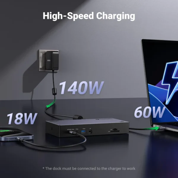 UGREEN Revodok Max 13-in-1 Thunderbolt 4 Docking Station U709 25085 - Image 2