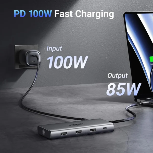 UGREEN CM639 15534 Revodok Pro 210 10 in 1 USB C Hub - Image 3