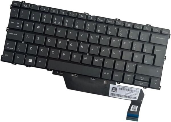 Laptop Keyboard Compatible for HP EliteBook x360 1030 G2 1030 G3 1030 G4 UK Layout Backlit - Image 3