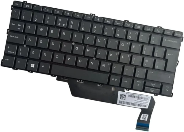 Laptop Keyboard Compatible for HP EliteBook x360 1030 G2 1030 G3 1030 G4 UK Layout Backlit - Image 3