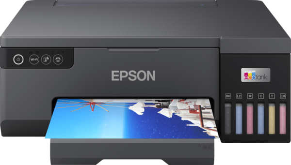 Epson EcoTank L8050 Ink Tank Wireless High Volume Photo Printer-Can Print CD's and PVC ID Cards
