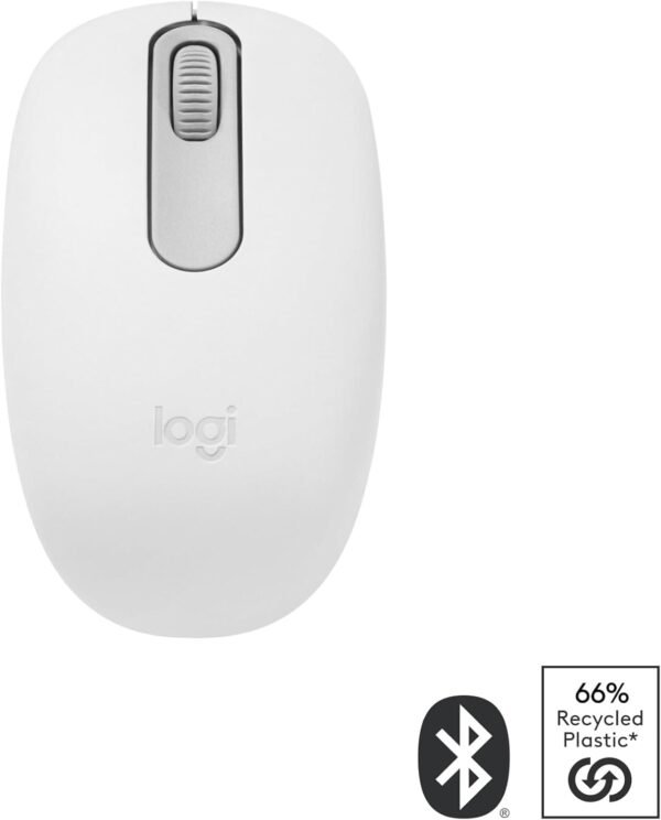 Logitech M196 Bluetooth Wireless Mouse - Off White - Image 4