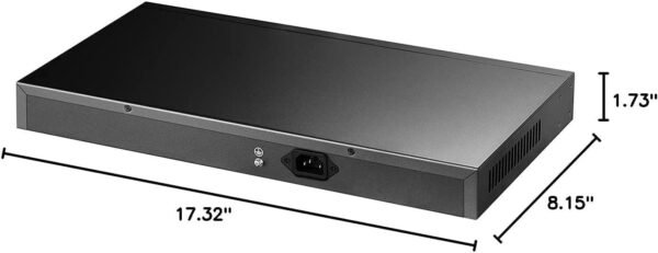 CUDY 24-PORT GIGABIT PoE(300watts) Switch with 2 Gigabit SFP Slot - Image 9