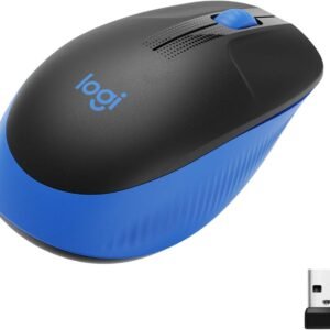 Logitech Wireless Mouse M191 Full Size Mouse-Blue
