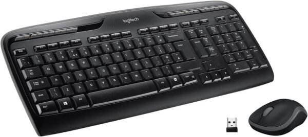 Logitech MK330 Wireless Keyboard and Mouse Combo - Black
