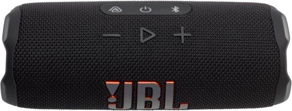 JBL Flip 7 - JBL Pro Sound with AI Sound Boost up to 16 hours of playtime multi-speaker connection via Auracast and waterproof Speaker – Black. - Image 6