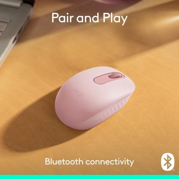 Logitech M196 Bluetooth Wireless Mouse - Rose - Image 2