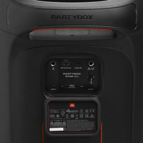 JBL PartyBox Stage 320 Bluetooth Speaker-Black - Image 2