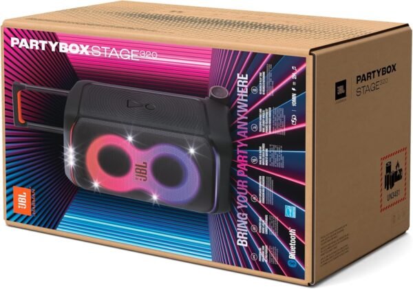 JBL PartyBox Stage 320 Bluetooth Speaker-Black - Image 4