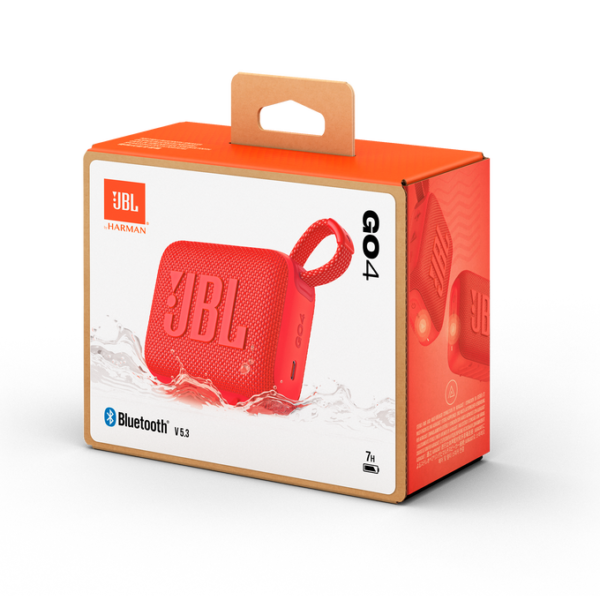 JBL Go 4 Bluetooth Speaker-Red - Image 4