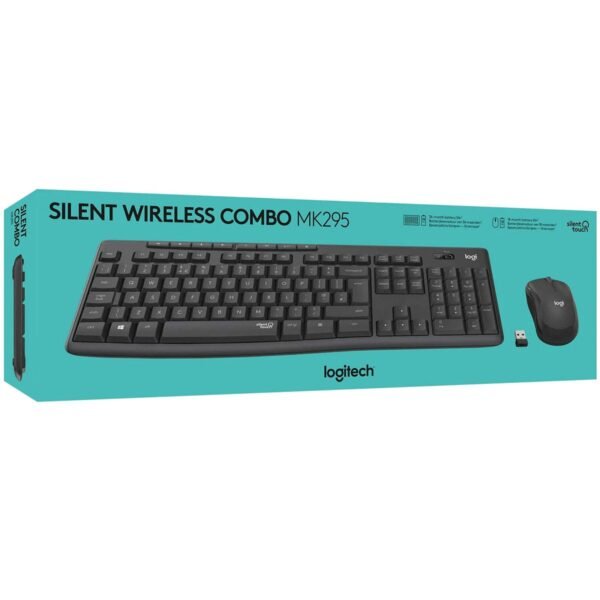 Logitech MK295 Silent Wireless Keyboard & Mouse Combo - Image 3