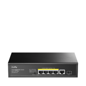 Cudy 5-Port Gigabit PoE+ Switch with 1 SFP Slot GS1005PTS1