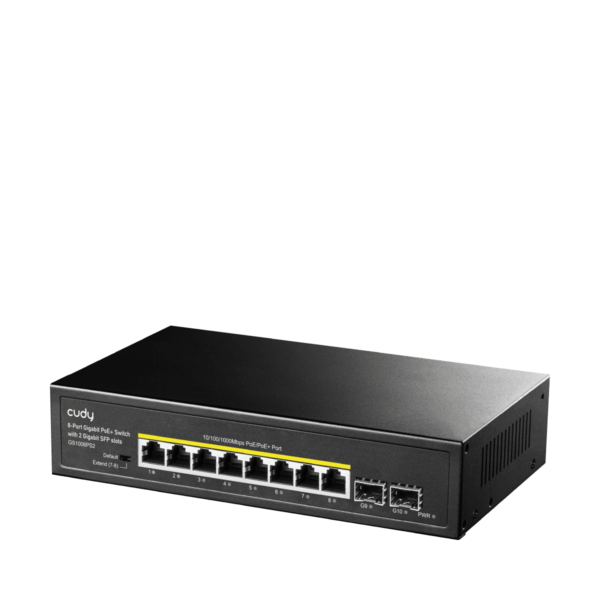 Cudy 8-Port Gigabit PoE+ Switch with 2 Gigabit SFP Slots - Image 3