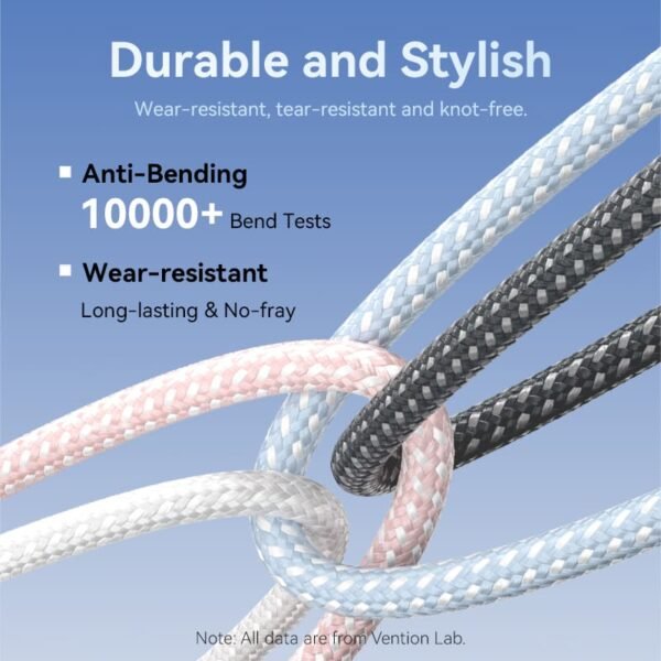 Vention TRDWH USB 2.0 Type-C Male to Type-C Male 3A Cable 2 Metres - Image 9